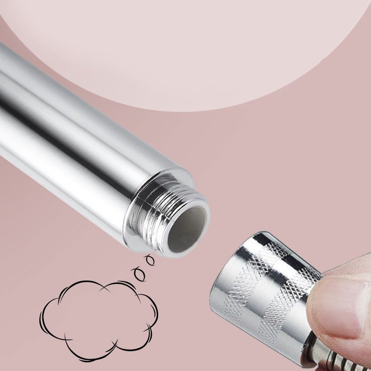 BowLift | Contemporary Shower Head Combination Handheld Shower Plastic Wall Mounted Silver Shower Head