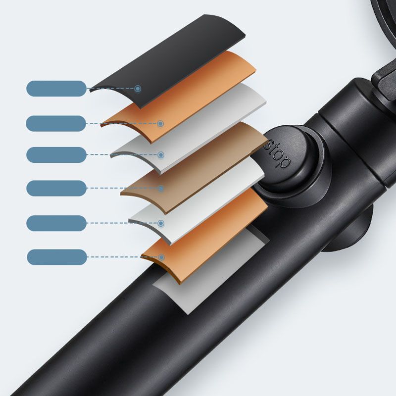 BowLift | Contemporary Handheld Shower Plastic Round Hand Shower with Self-Cleaning