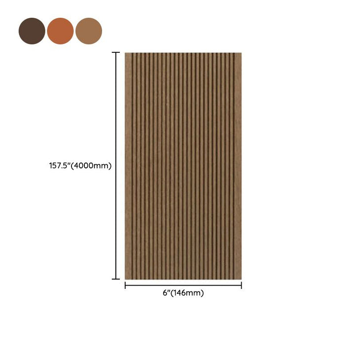 BowLift | Outdoor Wood Decking Waterproof Striped Pattern Floorboard