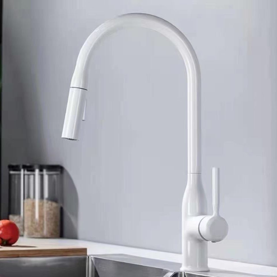BowLift | Modern Pull-down Water Filler Single Handle High Arc Kitchen Faucet