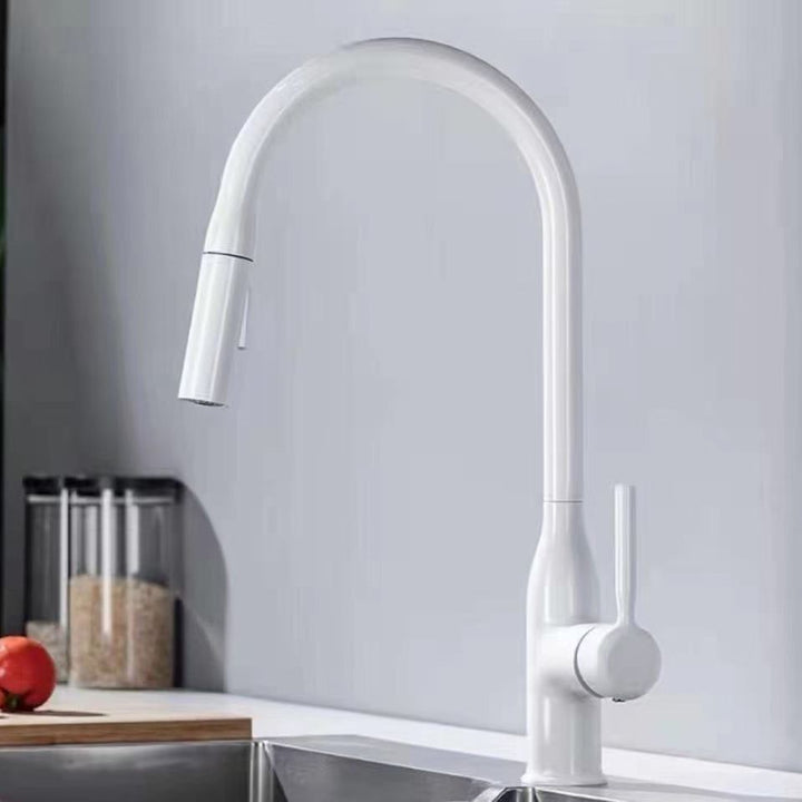 BowLift | Modern Pull-down Water Filler Single Handle High Arc Kitchen Faucet