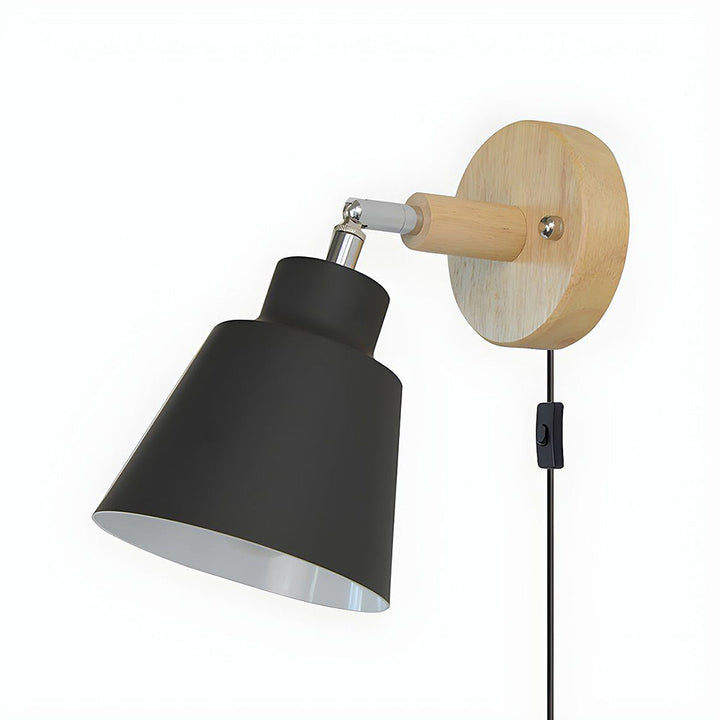 BowLift | Wall Light With Wood Accent For Bedroom