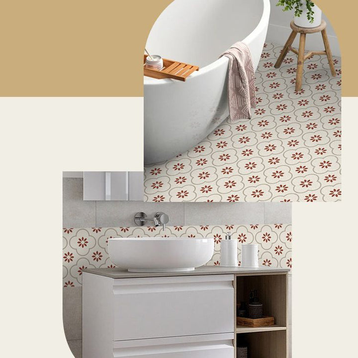 BowLift | Square Peel and Stick Back Wall Plastic Single Tile Wallpaper with Non-Slip Surface