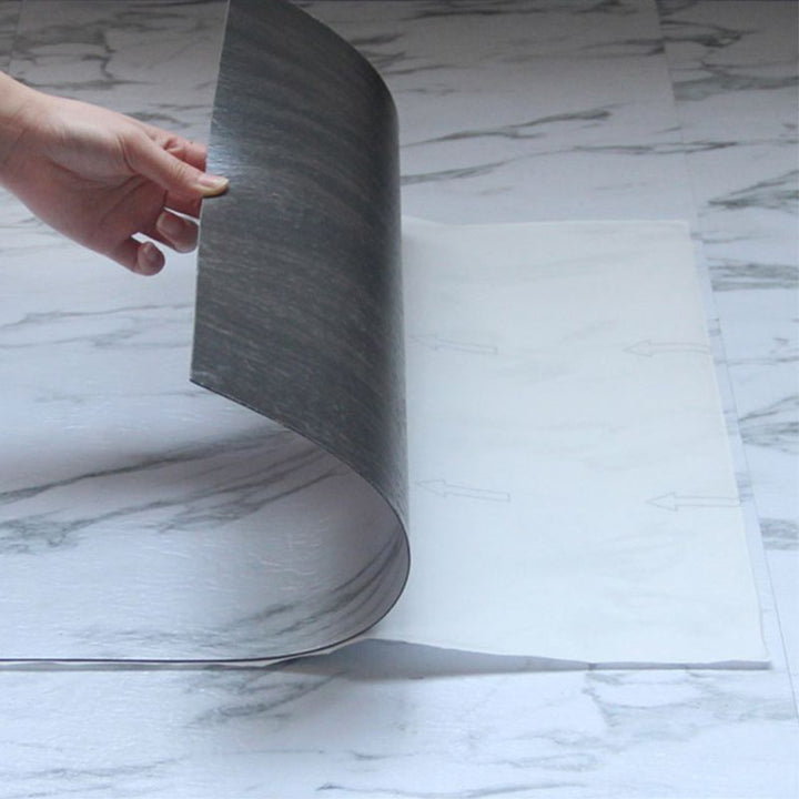 BowLift | Square PVC flooring Peel & Stick stone design vinyl floor for the living room