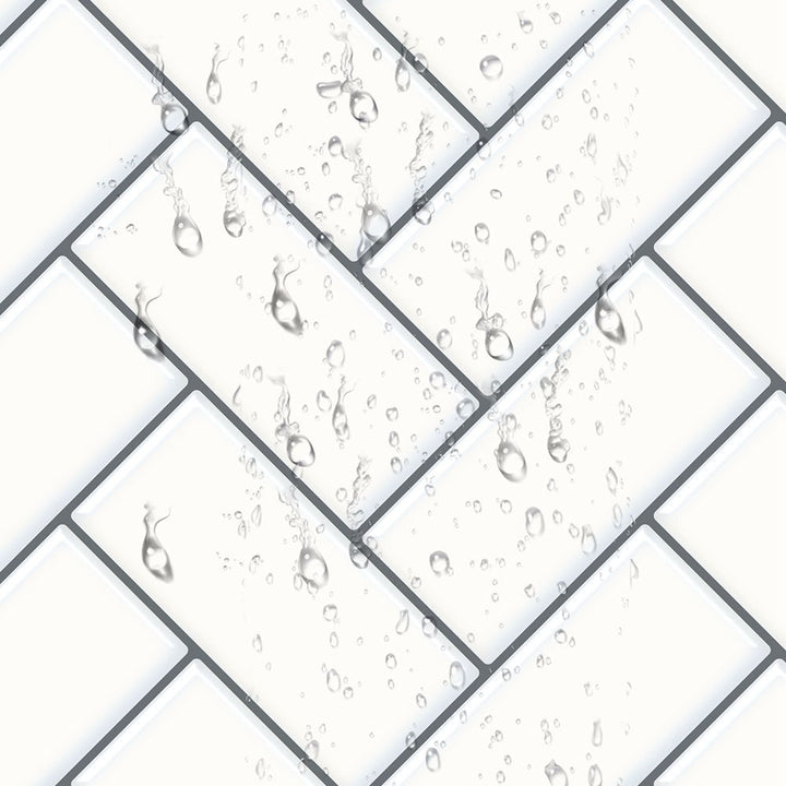 BowLift | Matte Square Peel & Stick Tile Stone Composite Subway Tile for Kitchen Backsplash