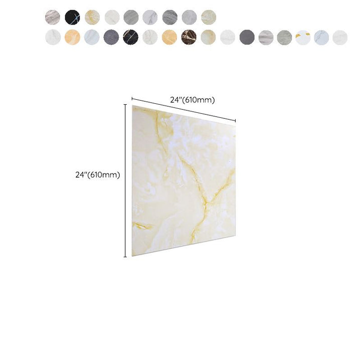 BowLift | Home Indoor Vinyl Floor Peel and Stick Marble Print Square PVC Flooring