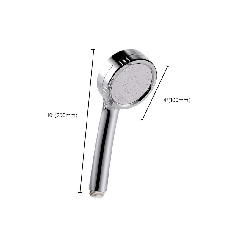BowLift | Modern handheld shower head 5 spray patterns chrome round wall mounted shower head