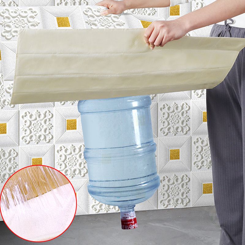 BowLift | Modern Pearl Wall Bowls PVC Wall Access Panel Peel and Stick Wall Tile Set of 10