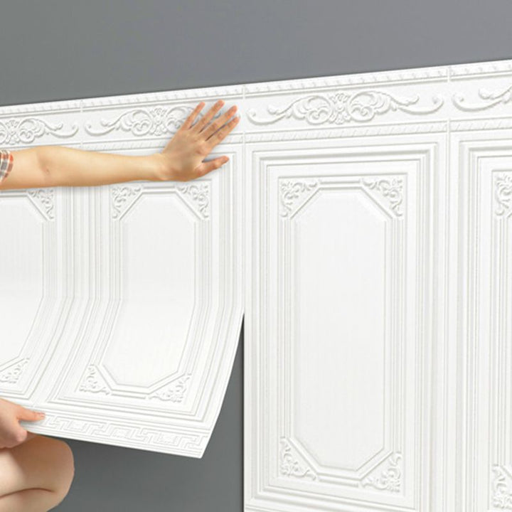 BowLift | Contemporary waterproof 3D wall panel veneer for peeling and sticking for interior walls