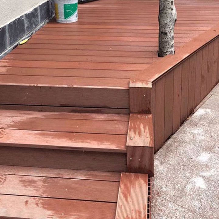 BowLift | Outdoor Wood Decking Waterproof Striped Pattern Floorboard