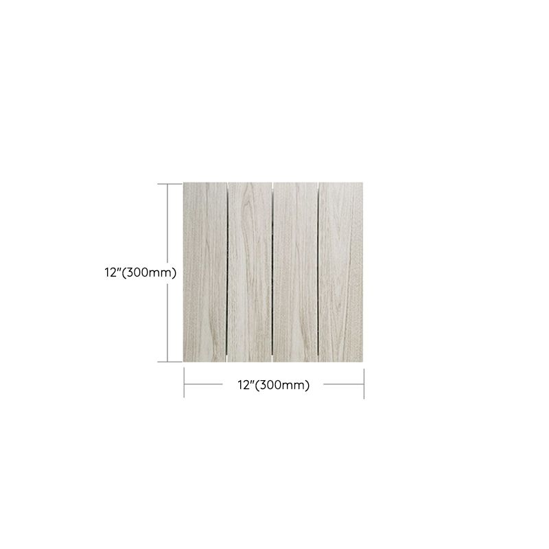 BowLift | Ground Patio Square Stripe Composite Waterproof Deck Board