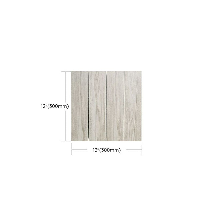 BowLift | Ground Patio Square Stripe Composite Waterproof Deck Board