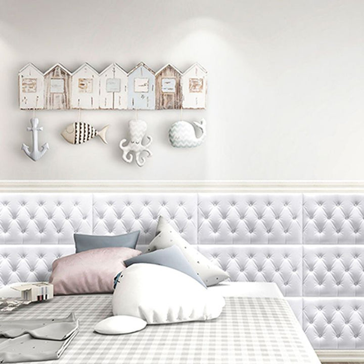 BowLift | Wall cladding panels Smooth wall interior Upholstered plank