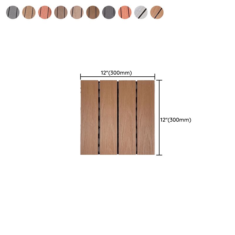 BowLift | Modern Style Wood Floor Corrosion Protection Square Outdoor Wood Floor