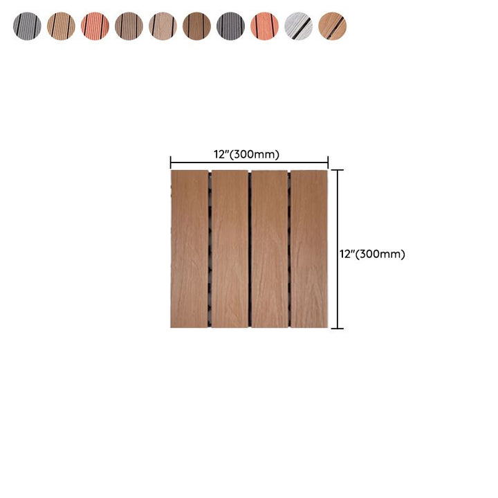 BowLift | Modern Style Wood Floor Corrosion Protection Square Outdoor Wood Floor