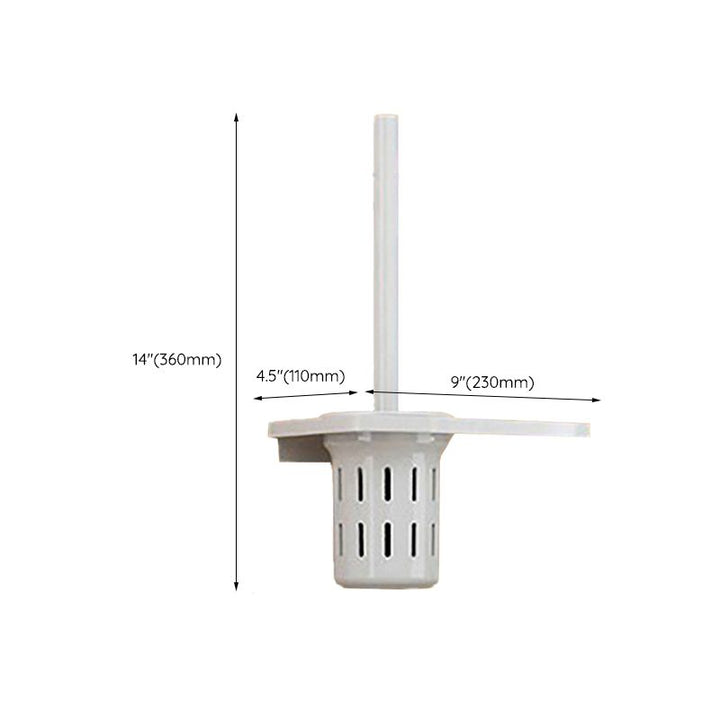 BowLift | White Bathroom Accessory Set Contemporary Aluminum Bathroom Accessory Kit with Towel Holder