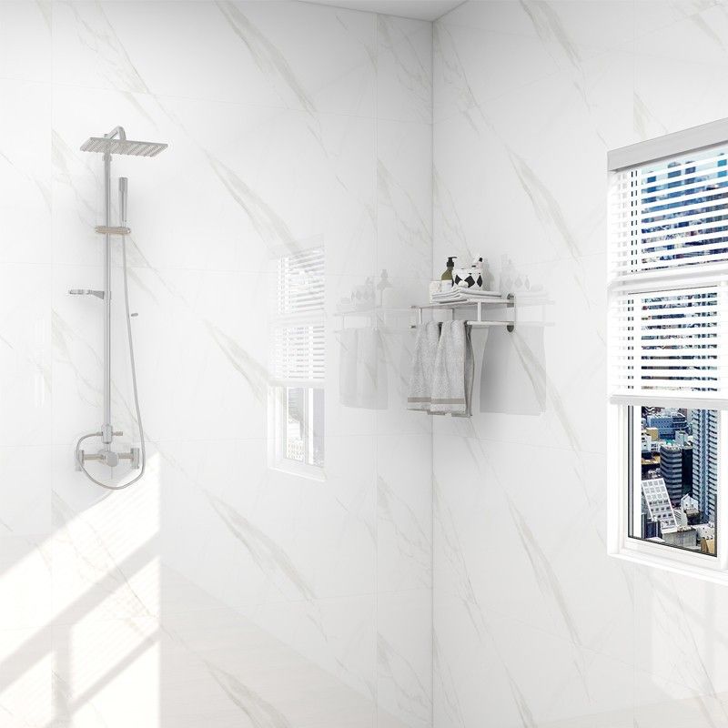 BowLift | Rectangular PVC Field Tile 19.7" Peel and Stick Tile for Shower