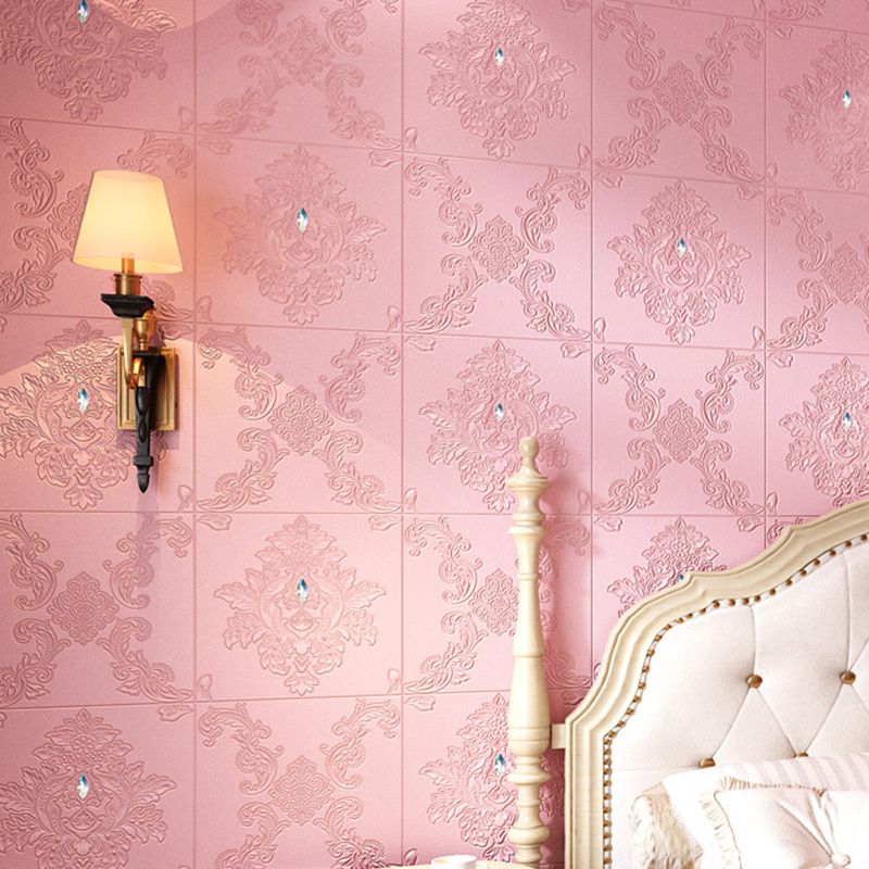 BowLift | Glam Style Foam Wall Panel Living Room 3D Embossed Waterproof Wall Panel