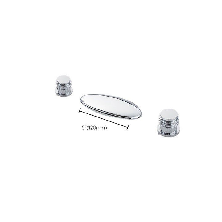 BowLift | Traditional Roman Bathtub Faucet Set Copper Fixed Deck Mount with Handles
