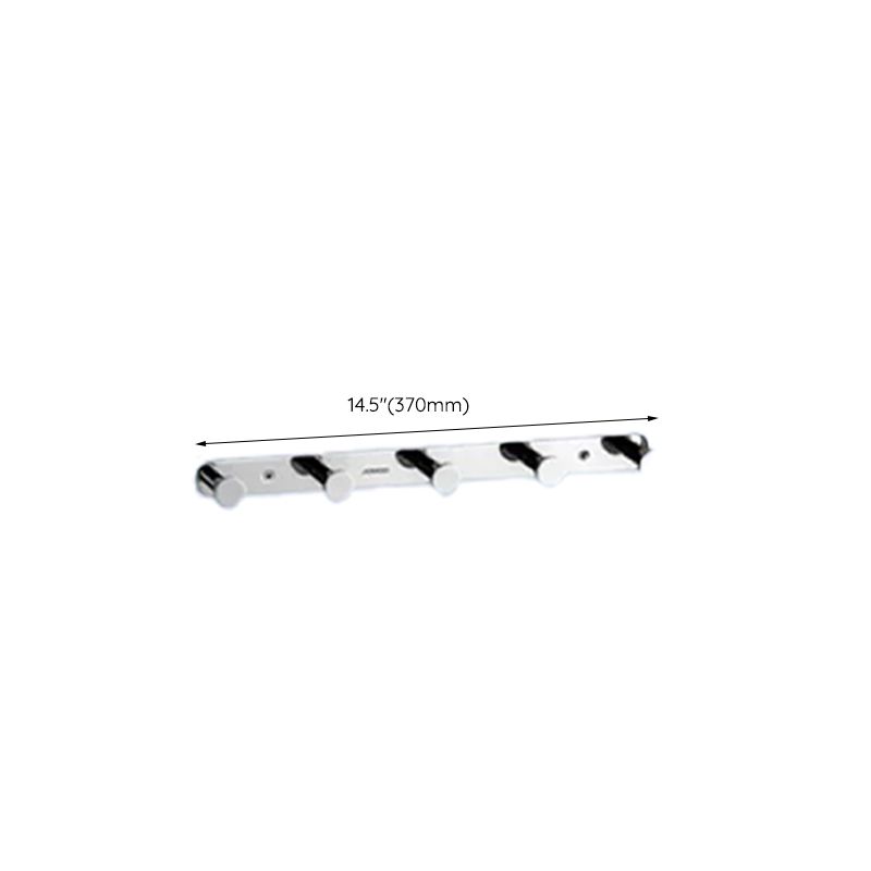 BowLift | Contemporary bathroom accessory set made of aluminum with towel holder/bath shelf