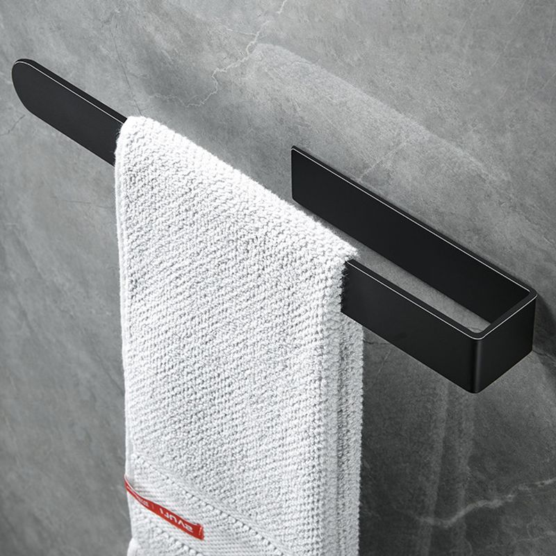 BowLift | Modern Towel Ring Bathroom Hardware Set Stainless Steel/Black Bath Hardware Set