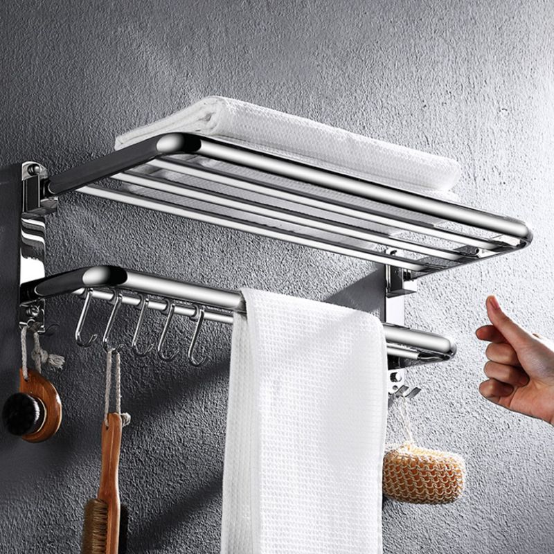 BowLift | Modern Stainless Steel Bathroom Shelf Paper Holder Bathroom Accessory Set