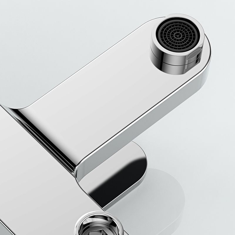 BowLift | Single Lever Bath Mixer 2 Holes Wall Mounted Hand Shower Low Arc Tub Filler