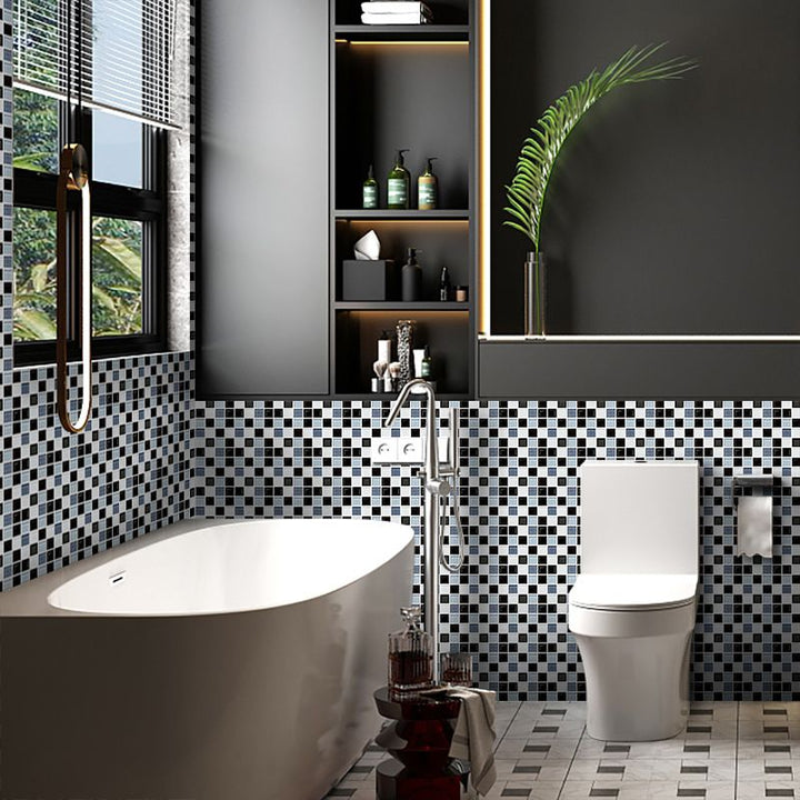 BowLift | Mosaic Tile Wall Wallpaper Plastic Peel and Stick Wall Tile with Waterproof