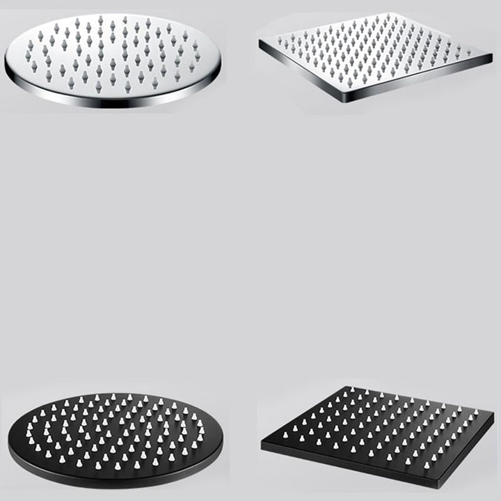 BowLift | Contemporary square shower head combination with handheld shower