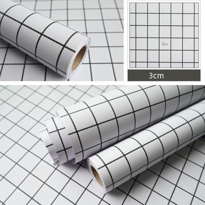 BowLift | Modern Kitchen Backsplash Tile Check Print Peel and Stick Backsplash Tile