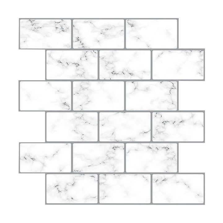BowLift | Peel and Stick Wall Tile Water Repellent Rectangle PVC Peel & Stick Subway Tile