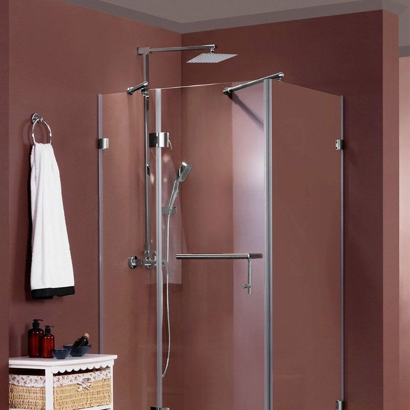 BowLift | Showerhead Square Wall-Mounted Rain Spray Stainless Steel Showerhead