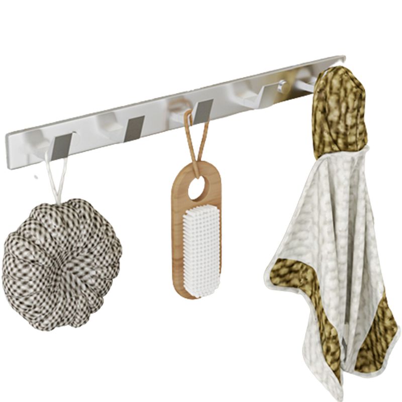 BowLift | Modern Bathroom Accessories Set Silver Bathroom Shelf Towel Holder Bathroom Accessories Kit