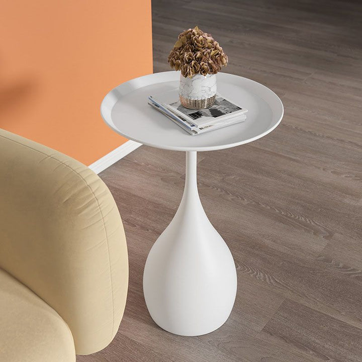 BowLift | Beef Metal Table with Base Medieval Side Table in Modern Style