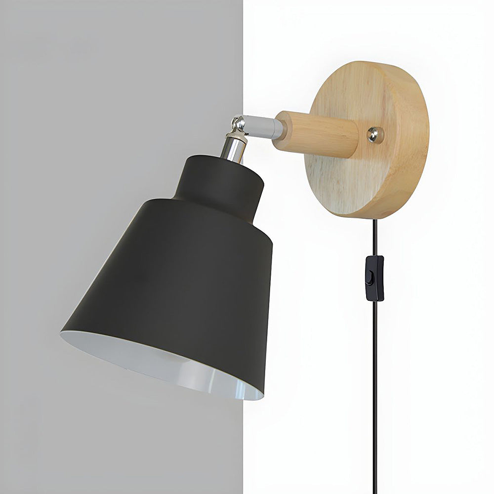 BowLift | Wall Light With Wood Accent For Bedroom