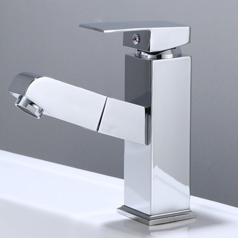 BowLift | Modern Sink Faucet Uniform Color Metal Sink Bathroom Faucet