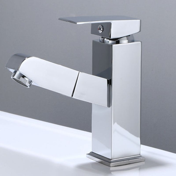BowLift | Modern Sink Faucet Uniform Color Metal Sink Bathroom Faucet
