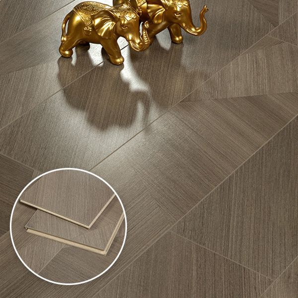 BowLift | Water-resistant laminate click-lock brown wood laminate floor