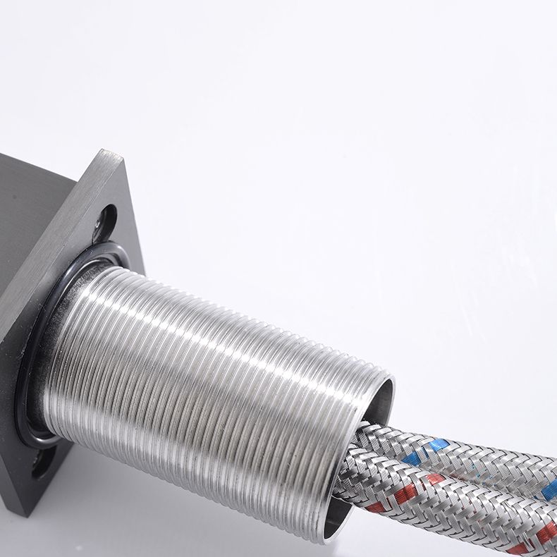 BowLift | Glam Style Wall-mounted Roman Tub Faucet Low Arc Stainless Steel Roman Tub Faucet Set