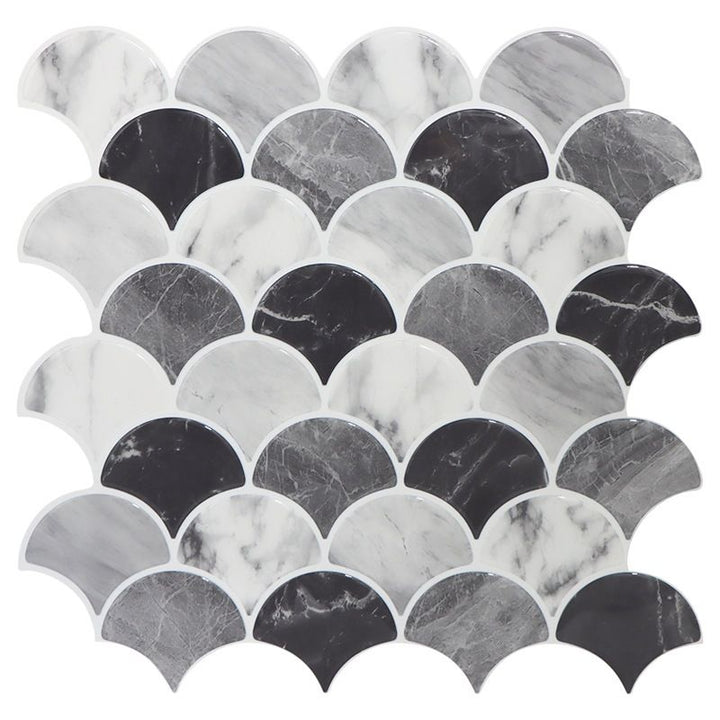BowLift | Modern Peel and Stick Tiles PVC Fish Scales Peel and Stick Trim