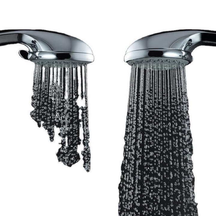 BowLift | Single Double Showerhead Square High Arc Showerhead Combo in Chrome