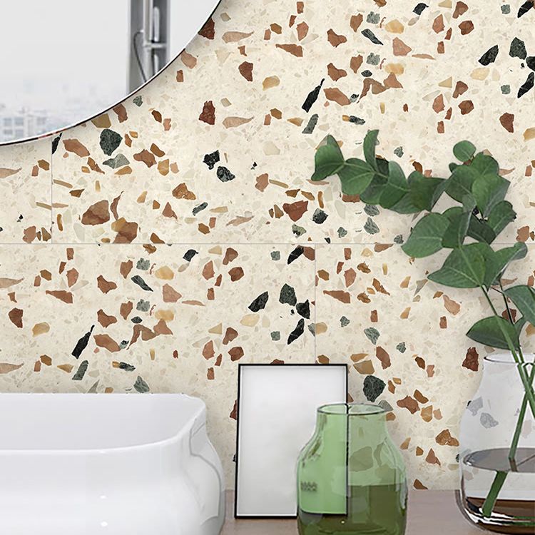 BowLift | Brown non-slip floor tile 30 cm x 60 cm brick effect single tile PVC