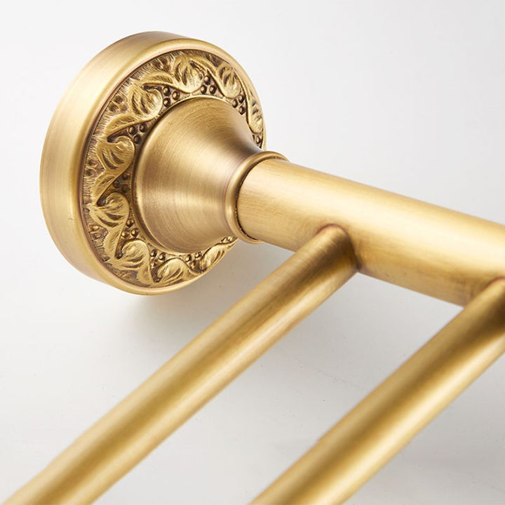 BowLift | Modern Bathroom Accessory Set Paper Holder Bathroom Shelf Gold Bathroom Fittings Set