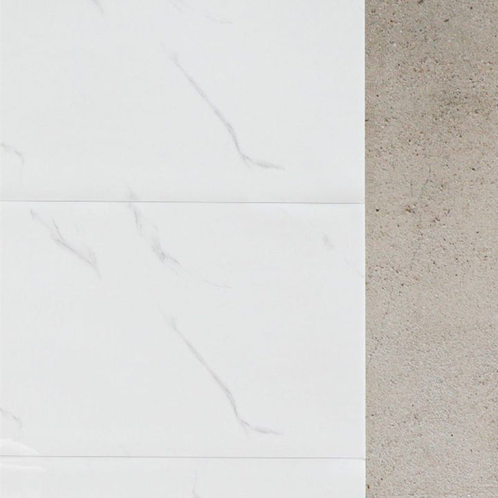 BowLift | Polished waterproof marbled sheet back panel peel and stick interior insert