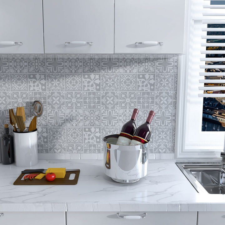 BowLift | Contemporary Peel & Stick Field Tile Plastic Mosaic Tiles Wallpaper