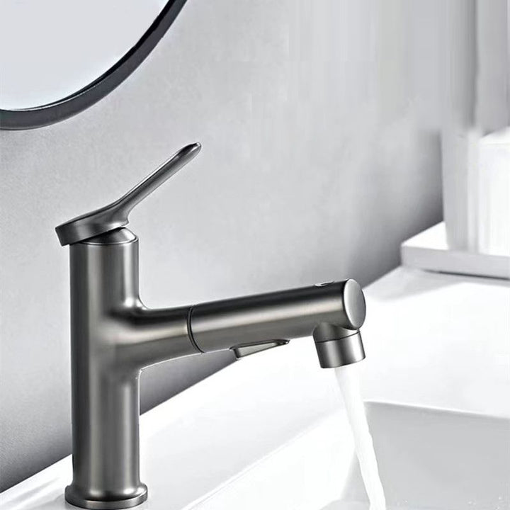 BowLift | Vessel Sink Faucet Contemporary Pull-out Tap with Swivel Spout