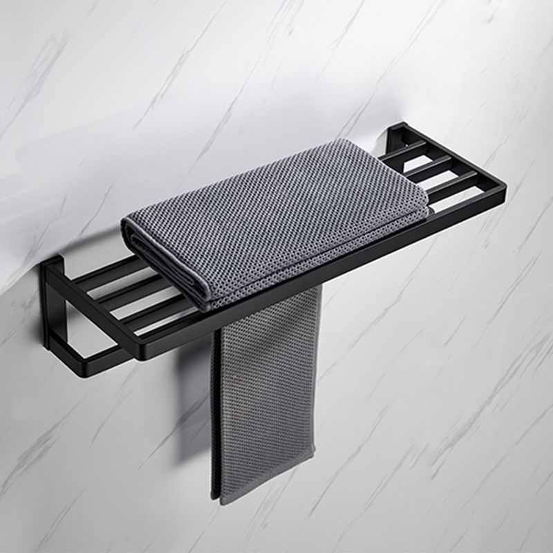 BowLift | Matte Black 5-piece modern bathroom accessory as individual piece or as set with towel bar