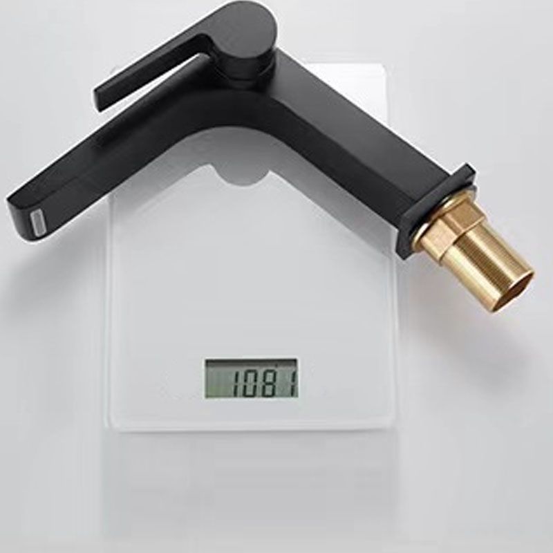 BowLift | Modern vessel faucet brass lever waterfall spout sink faucet
