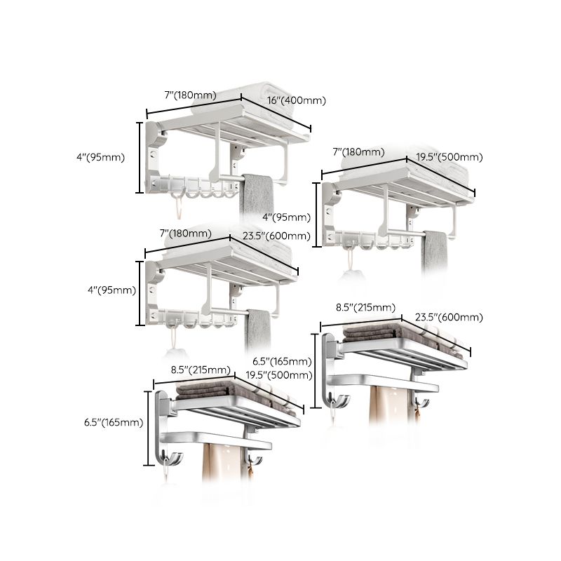 BowLift | Metal Bathroom Hardware Set Adhesive Installation Bathroom Accessories Kit