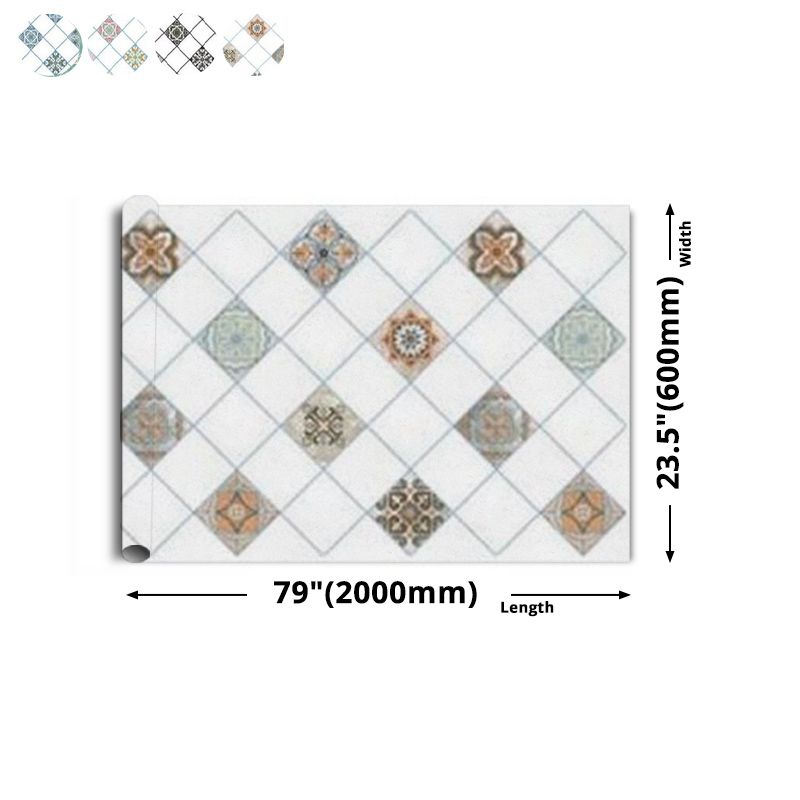 BowLift | Rectangular Peel & Stick Tile PVC Single Tile for Kitchen and Bathroom